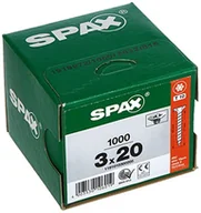 Wkręty - Spax Wkręty uniwersalne z główką stożkową T-STAR plus 3x20mm op. 1000szt. 119101 - miniaturka - grafika 1