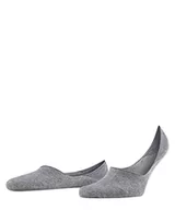 Koszulki męskie - FALKE Mężczyźni Stopki Step Medium Cut M IN Zrównoważona Bawełna niewidoczne jednokolorowe 1 Para, Szary (Light Grey Melange 3390), 47-48 - miniaturka - grafika 1
