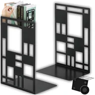 Podpórki do książek - 2 PODPÓRKI DO KSIĄŻEK ELEGANCKIE PODSTAWKI SOLIDNE STOJAKI ANTYPOŚLIZGOWE - miniaturka - grafika 1