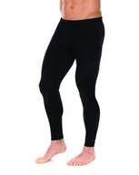 Bielizna sportowa męska - Męskie Legginsy termoaktywne BRUBECK BASELAYER DRY LE11860 – Czarny - miniaturka - grafika 1