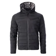 Kurtki męskie - Męska Kurtka pikowana GUESS STRETCH BIKER M3RL15WF4B2-JBLK – Czarny - miniaturka - grafika 1