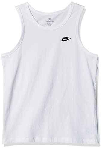 Nike M NSW Club Tanktop męski tank top, biały (biały/czarny), L