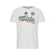 Koszulki męskie - Blend Męski T-shirt T-shirt, 110602/Snow biały, XXL, 110602/Snow White, XXL - miniaturka - grafika 1