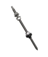 Akcesoria do kolektorów i fotowoltaiki - Śruba dwugwintowa M10x200mm bez adaptera - miniaturka - grafika 1