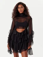 Sukienki - BARDOT Sukienka koktajlowa Anyssa 59973DB Czarny Regular Fit - miniaturka - grafika 1