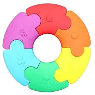 Puzzle - Jellystone Designs Pierwsze Puzzle Sensoryczne, Tęczowe Kółko - miniaturka - grafika 1