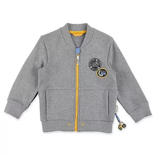 Sigikid Bluza chłopięca, szary melanż, 104 - Bluzy dla chłopców - miniaturka - grafika 1