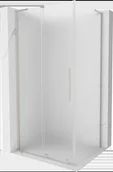 Kabiny prysznicowe - Mexen Velar L kabina prysznicowa rozsuwana 120x80 cm, szron, nikiel szczotkowany - 871-120-080-33-97 - miniaturka - grafika 1