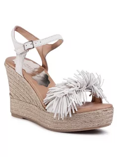 Sandały damskie - Quazi Espadryle QZ-56-04-000497 Szary - grafika 1