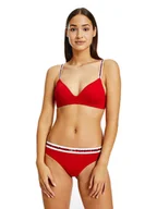 Majtki damskie - Tommy Hilfiger Majtki Stringi Damskie Thong Red Uw0Uw02458 Xlg L - miniaturka - grafika 1