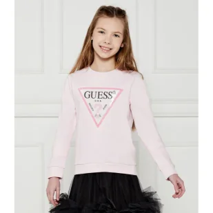 Guess Bluza Regular Fit - Bluzy dla dziewczynek - miniaturka - grafika 1