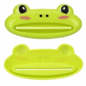 Końcówki do szczoteczek elektrycznych - WYCISKACZ DOZOWNIK TUBEK PASTY KREMÓW DLA DZIECI ŻABKA - miniaturka - grafika 1