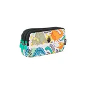 Piórniki - Piórnik 2-poziomowy z wyposażeniem MILAN DINOS - miniaturka - grafika 1