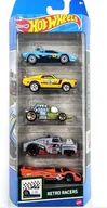 Samochody i pojazdy dla dzieci - Hot Wheels Samochodziki 5-Pak Retro Races HTV50 - miniaturka - grafika 1