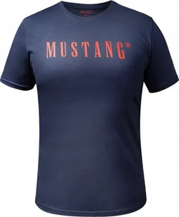 MUSTANG T-shirt KOSZULKA męska BAWEŁNA sportowa M - Koszulki męskie - miniaturka - grafika 1