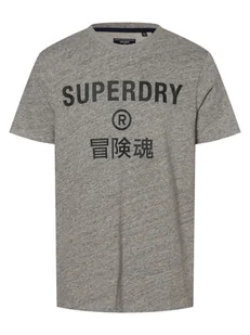 Superdry - T-shirt męski, szary - Koszulki męskie - miniaturka - grafika 1