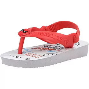 Havaianas Baby Marvel, japonki mieszane dla niemowląt, Lód szary, 21 EU - Buty dla chłopców - miniaturka - grafika 1