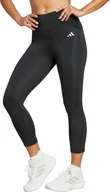 Legginsy - Legginsy damskie adidas Optime Essentials Stash 3/4 czarne IY9243 XL - miniaturka - grafika 1