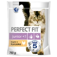 Sucha karma dla kotów - Perfect Fit Junior Chicken 0,75 kg - miniaturka - grafika 1