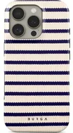 Etui i futerały do telefonów - Burga Etui Old Money Tough Magnetic do iPhone 16 Pro, beżowo-granatowe - miniaturka - grafika 1