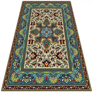 Piękny dywan ogrodowy Kolorowe wzory geometryczne 140x210 cm - Dywany zewnętrzne - miniaturka - grafika 1