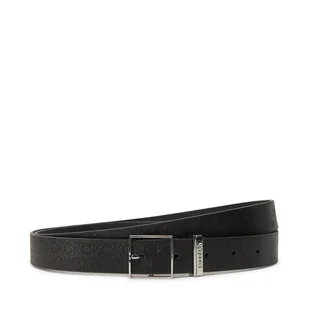 Pasek Damski Calvin Klein Branded Loop Square Belt 2.5_Mn K60K613244 Czarny - Paski - miniaturka - grafika 1