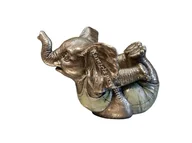 Figurki dekoracyjne - ŚLICZNA MAŁA ĆWICZĄCA SŁONICA FIGURKA NA SZCZĘŚCIE - miniaturka - grafika 1