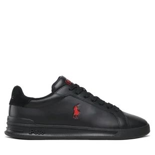 Sneakersy Polo Ralph Lauren Hrt Ct Ii 809900935002 Czarny - Sneakersy męskie - miniaturka - grafika 1