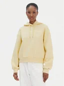 Bluzy damskie - Tommy Hilfiger Bluza Corp Logo WW0WW47832 Żółty Regular Fit - miniaturka - grafika 1