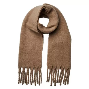 PIECES Szalik damski Pcnikita Long Scarf Noos Bc, silver mink, jeden rozmiar - Apaszki i szaliki damskie - miniaturka - grafika 1