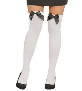 Pończochy Black and White, rozmiar M - Stroje karnawałowe - miniaturka - grafika 1