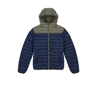 Kurtki męskie - Wrangler Męska kurtka buforowa, granatowa, 3XL - miniaturka - grafika 1