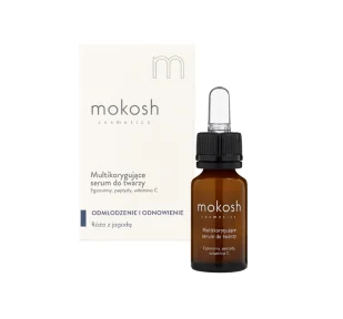 Mokosh - Multikorygujące Serum Do Twarzy Egzosomy, Peptydy, Witamina C - Rose With Berry Multicorrective Serum - Dla Kobiet - Serum do twarzy - miniaturka - grafika 1