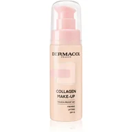Podkłady do twarzy - Dermacol Collagen Make-up SPF10 podkład 20 ml Tan 4.0 - miniaturka - grafika 1