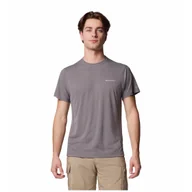 Koszulki sportowe męskie - Męska koszulka Columbia Zero Rules™ Light Short sleeve Crew Rozmiar: XXL / Kolor: szary - miniaturka - grafika 1