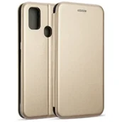 Etui i futerały do telefonów - Etui Book Magnetic Samsung M21 M215 złoty/gold - miniaturka - grafika 1