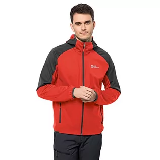 Kurtki męskie - Jack Wolfskin Feldberg męska kurtka softshell z kapturem M - grafika 1