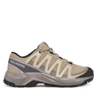 Buty trekkingowe damskie - Trekkingi Salomon X-Adventure Recon L47813500 Beżowy - miniaturka - grafika 1