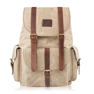 Plecaki - Plecak męski do pracy do szkoły vintage paolo peruzzi si-05-lb - miniaturka - grafika 1