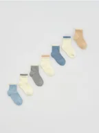 Skarpetki dla dzieci - Reserved - Skarpetki 7 pack - brązowy - miniaturka - grafika 1