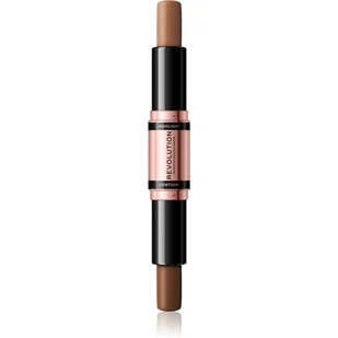 Makeup Revolution Fast Base obustronna kreka odcień Dark 2x4,3 g - Korektory do twarzy - miniaturka - grafika 1