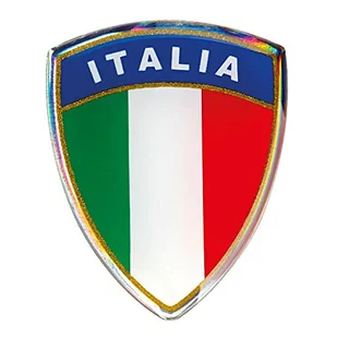 Lampa 15005 Sticky 3D - Tricolore Shield Włochy, 1 szt. - 35x45 mm - Akcesoria motocyklowe - miniaturka - grafika 1