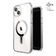 Pozostałe akcesoria do telefonów - Speck Presidio Perfect-Clear ClickLock & Magsafe - Etui iPhone 15 Plus / iPhone 14 Plus (Clear / Chrome Finish / Serene Silver) - miniaturka - grafika 1