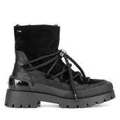 Botki damskie - Botki MEXX MI001714043W Czarny - miniaturka - grafika 1