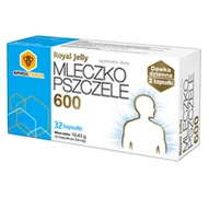 Suplementy naturalne - FARMINA Royal Jelly Mleczko pszczele 600, 32 kapsułki - miniaturka - grafika 1