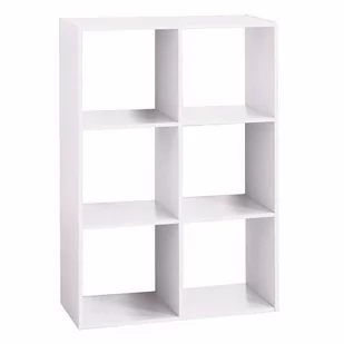 5five Simple Smart Półka dekoracyjna stojąca prostokątna biała 6 przegród 68 cm x 100,5 cm 138909C - Dekoracje domu - miniaturka - grafika 1
