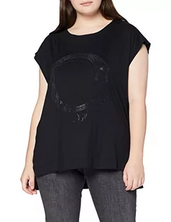 Koszulki i topy damskie - Cavalli Class Donna t-shirt damski, czarny, 38 - grafika 1