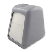 Dozowniki papieru i mydła dla firm - Dozownik do serwetek 17x17cm szary Clarina - miniaturka - grafika 1