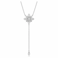 Naszyjniki - Naszyjnik Swarovski - Y Stella, Silver 5652003 - miniaturka - grafika 1