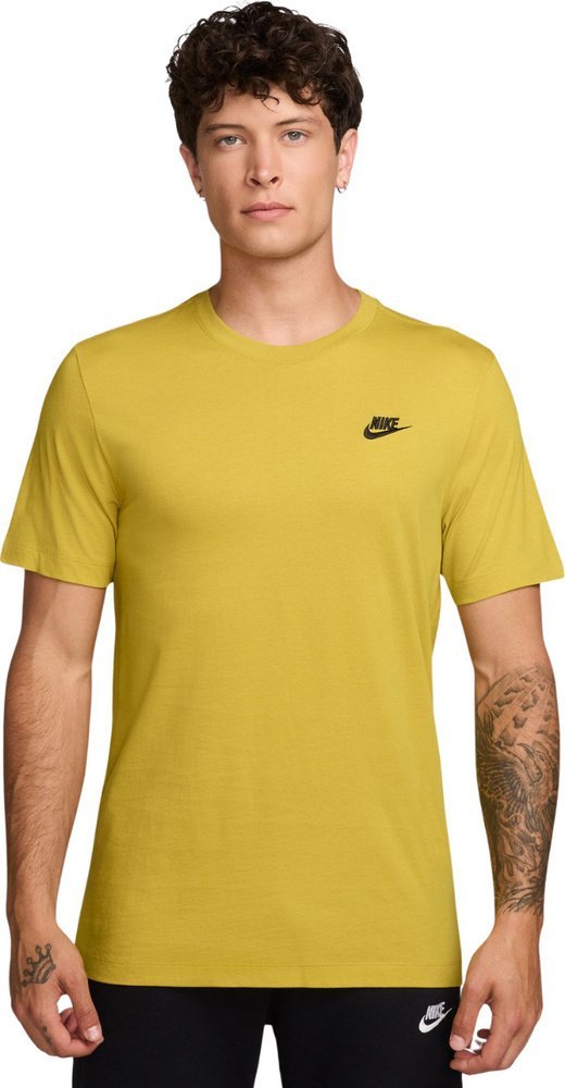 Nike Koszulka męska Club Tee żółta AR4997 389 2XL